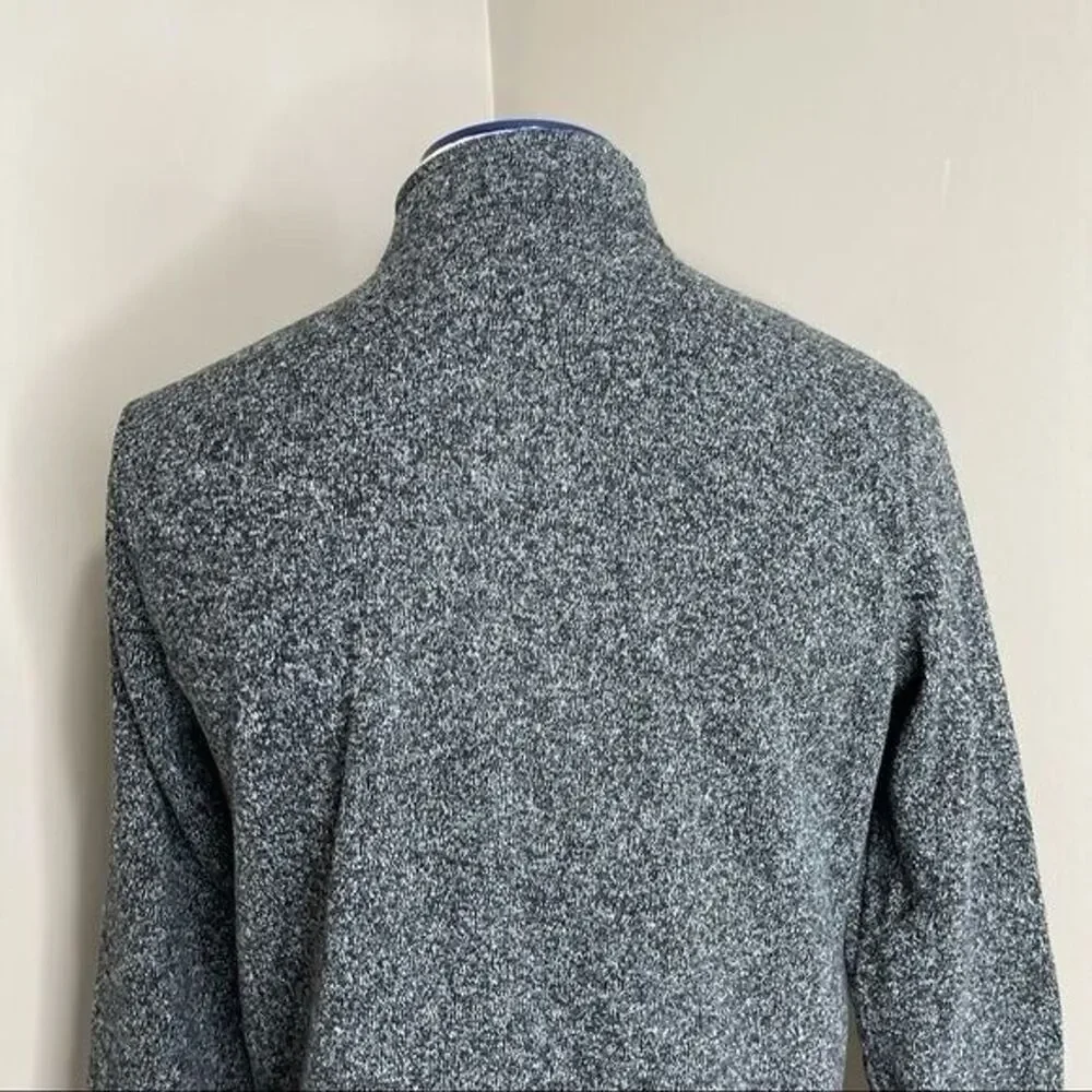 Old Navy Men’s Knit Sweater Jacket Size L Full Zip Long Sleeves Gray - Picture 6 of 13